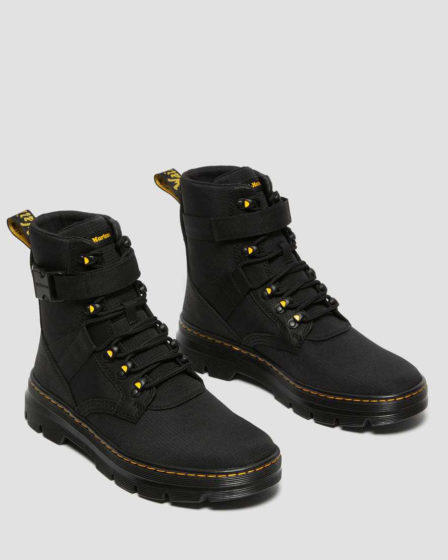 Dr Martens Combs Tech II Poly Freizeitstiefel Damen Schwarz | 863574-TXS
