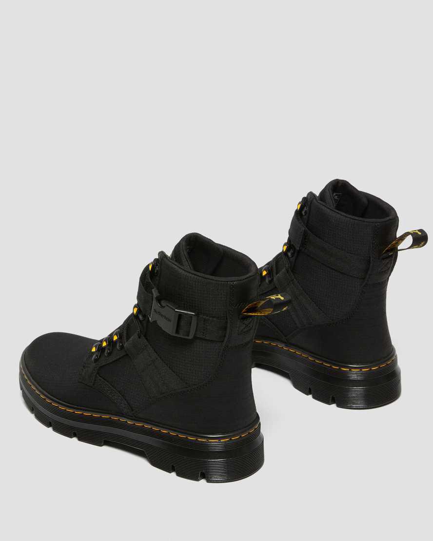Dr Martens Combs Tech II Poly Freizeitstiefel Damen Schwarz | 863574-TXS