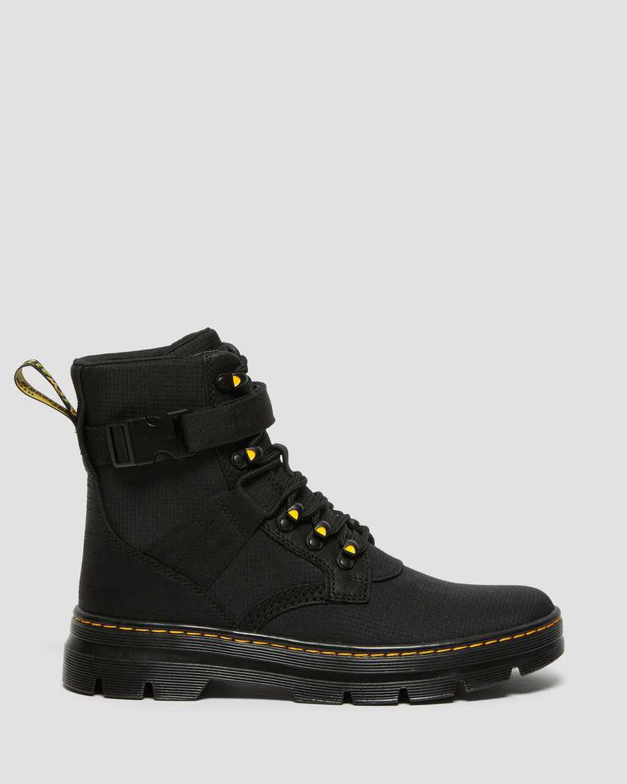 Dr Martens Combs Tech II Poly Freizeitstiefel Damen Schwarz | 863574-TXS