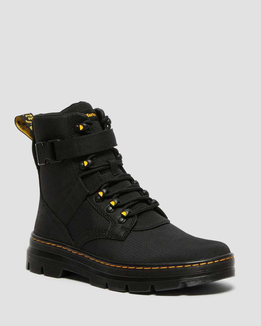 Dr Martens Combs Tech II Poly Freizeitstiefel Damen Schwarz | 863574-TXS