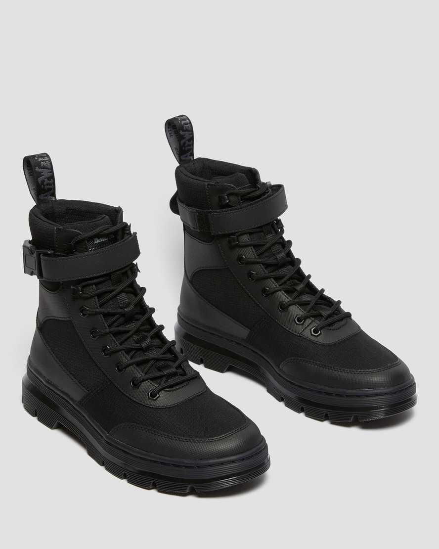 Dr Martens Combs Tech Poly Freizeitstiefel Herren Schwarz | 132056-EDP
