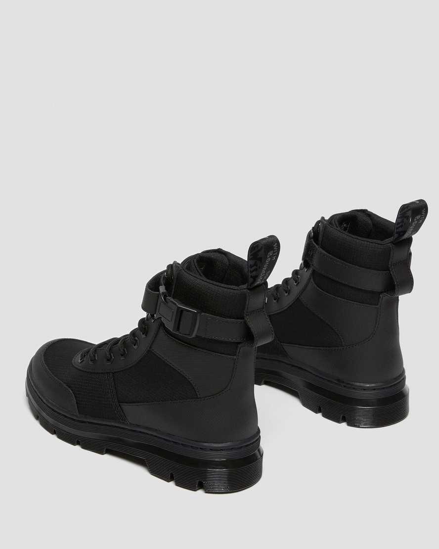 Dr Martens Combs Tech Poly Freizeitstiefel Herren Schwarz | 132056-EDP