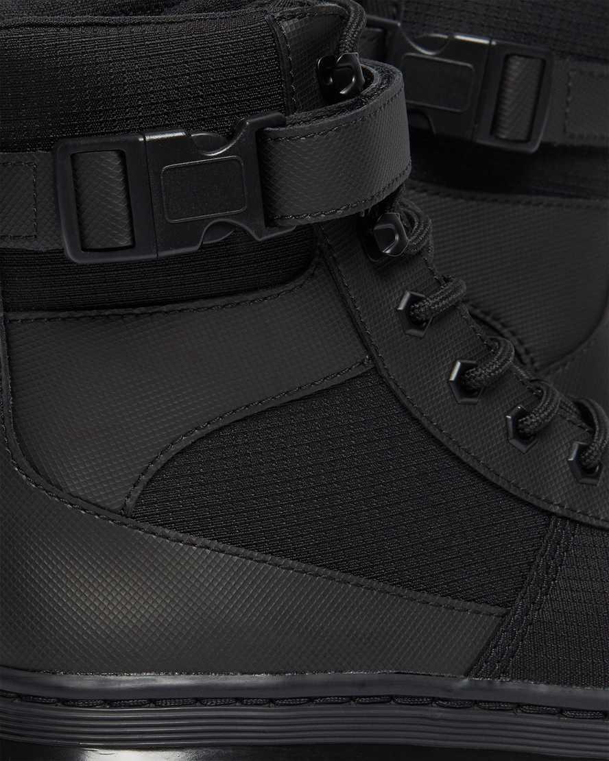 Dr Martens Combs Tech Poly Freizeitstiefel Herren Schwarz | 132056-EDP