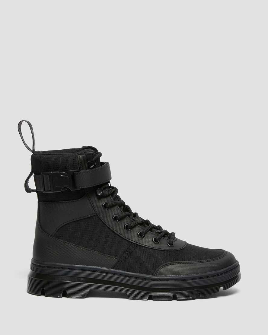 Dr Martens Combs Tech Poly Freizeitstiefel Herren Schwarz | 132056-EDP