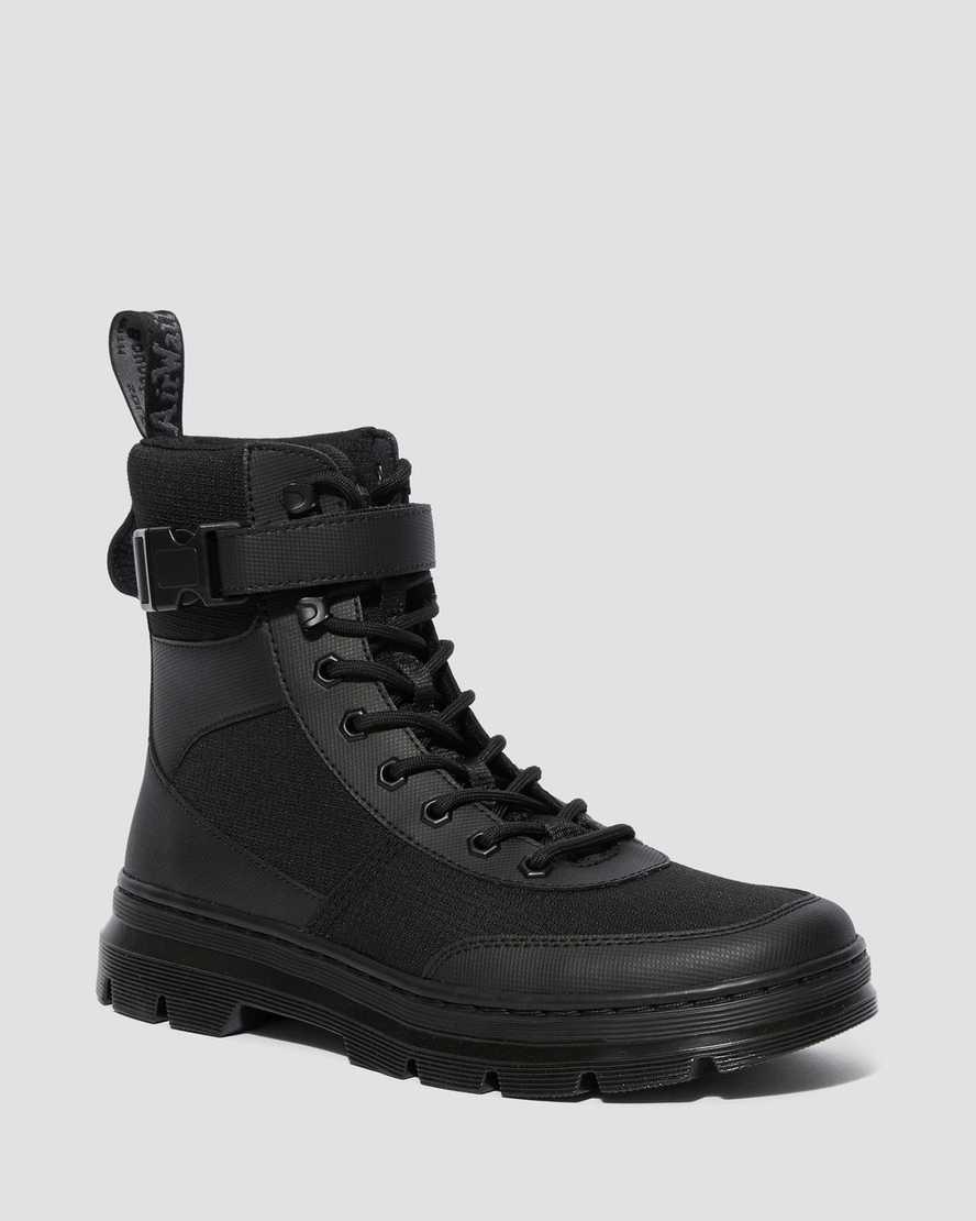 Dr Martens Combs Tech Poly Freizeitstiefel Herren Schwarz | 132056-EDP