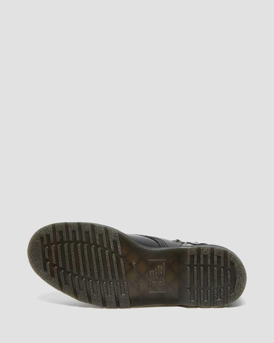Dr Martens Cristofor Leather Harness Lace Up Stiefeletten Damen Schwarz | 918023-PUC