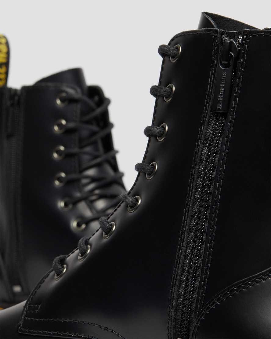 Dr Martens Jadon | Official Plateau Stiefel Damen Schwarz | 083462-MXU