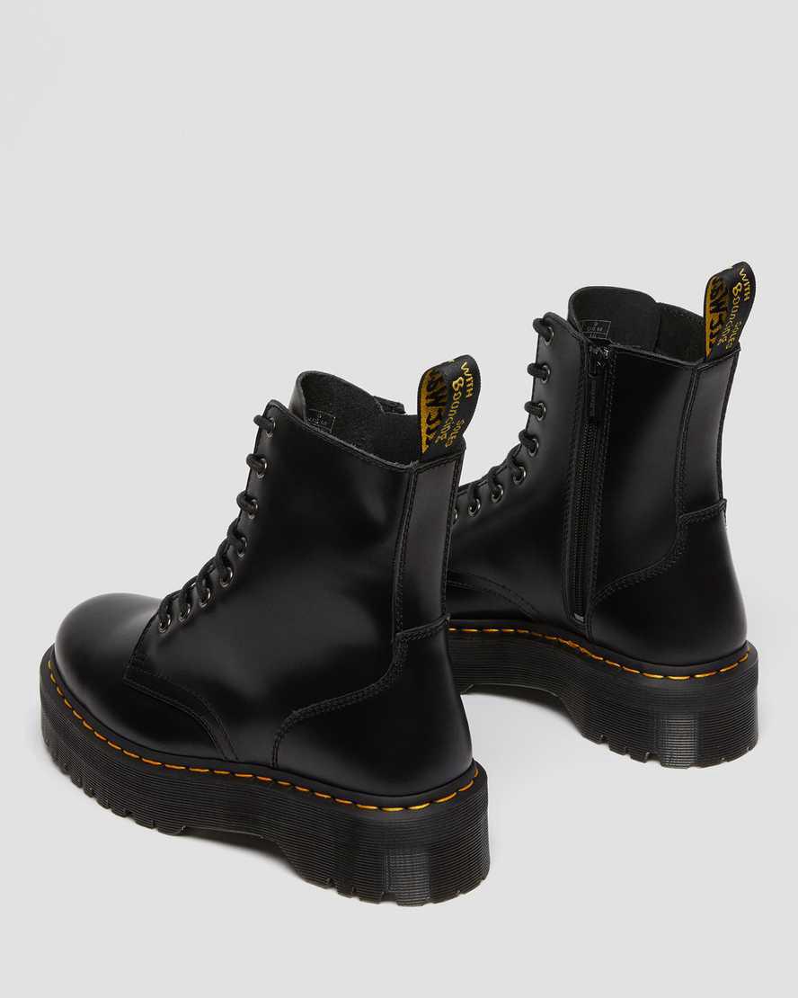 Dr Martens Jadon | Official Plateau Stiefel Damen Schwarz | 083462-MXU