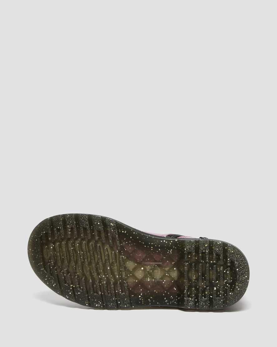 Dr Martens Junior 1460 Glitter Schnürstiefel Kinder Rosa | 921534-WUC