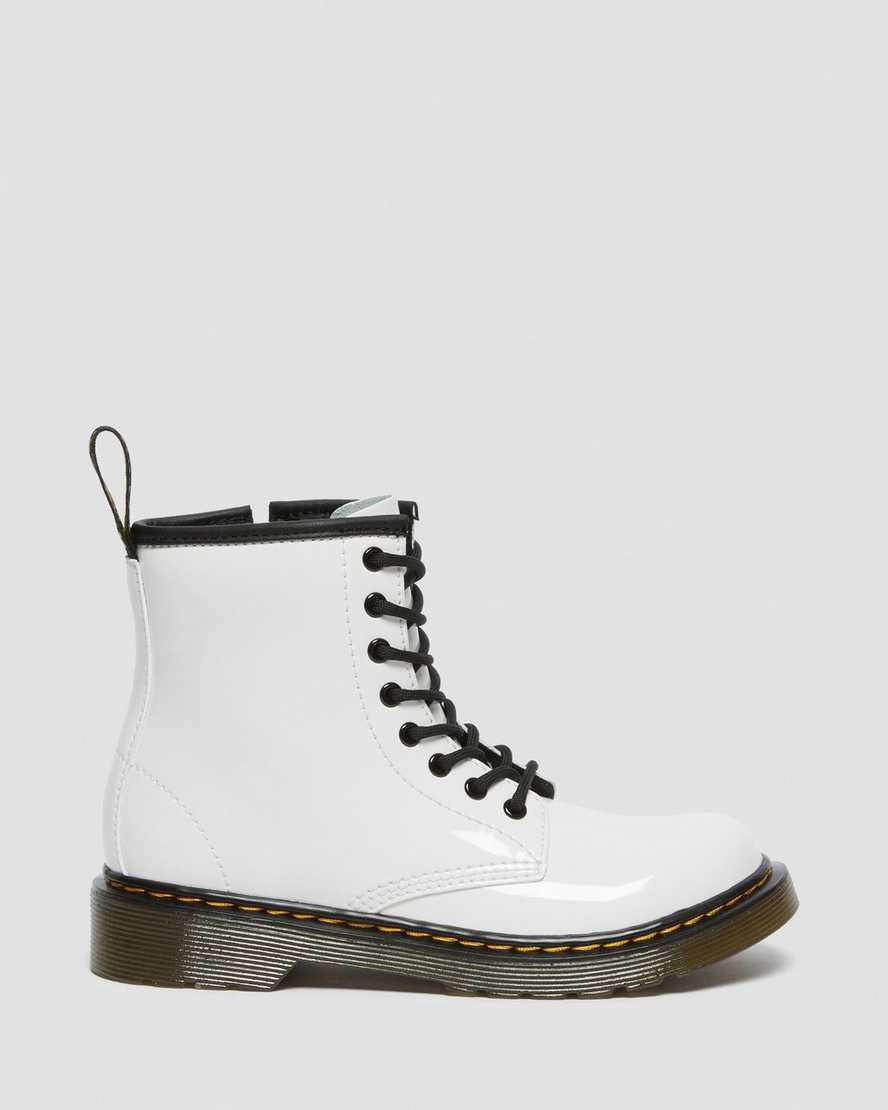 Dr Martens Junior 1460 Patent Leather Schnürstiefel Kinder Lamper | 915273-KJW