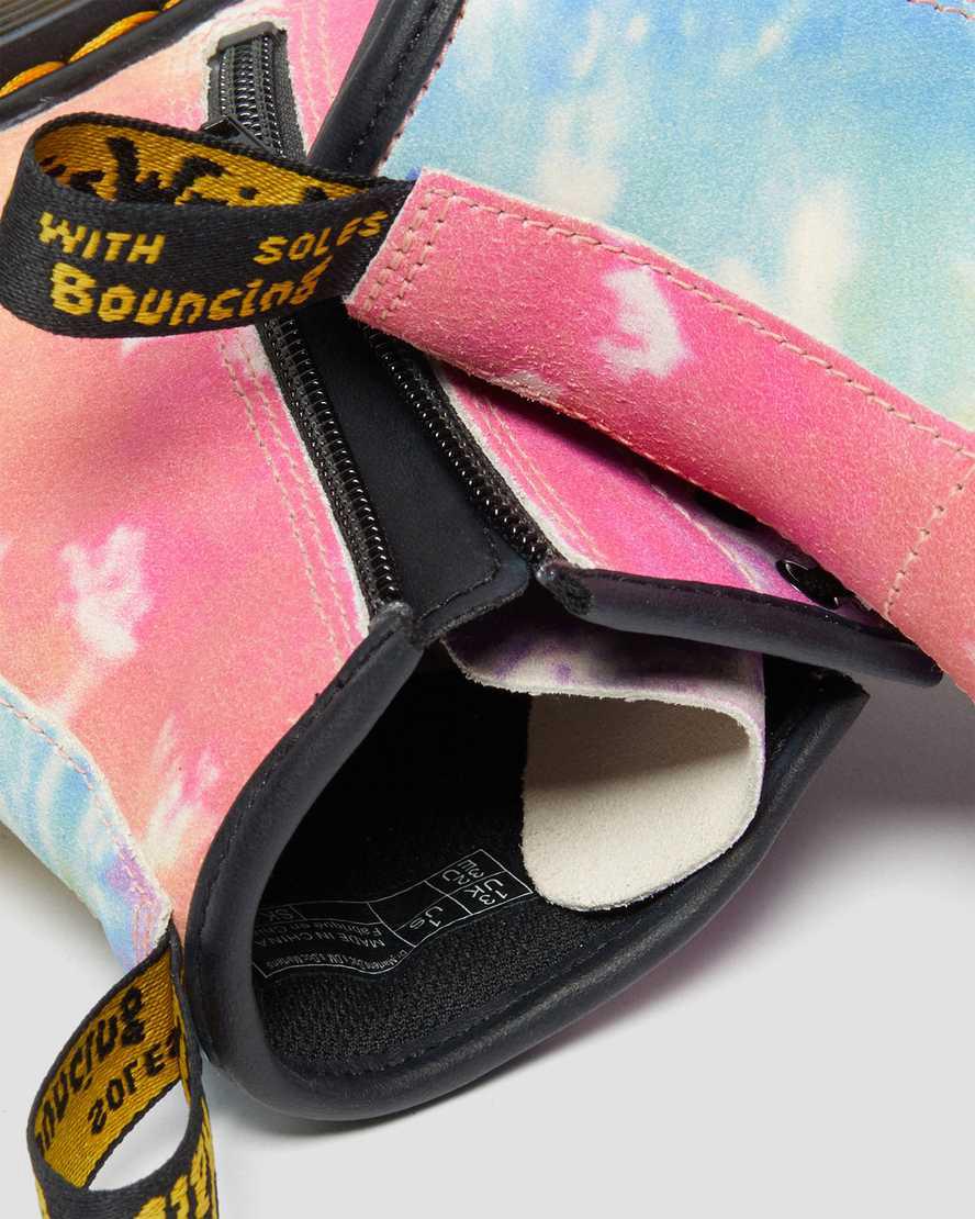 Dr Martens Junior 1460 Tie Dye Schnürstiefel Kinder Multi Tie Dye | 065431-JLH