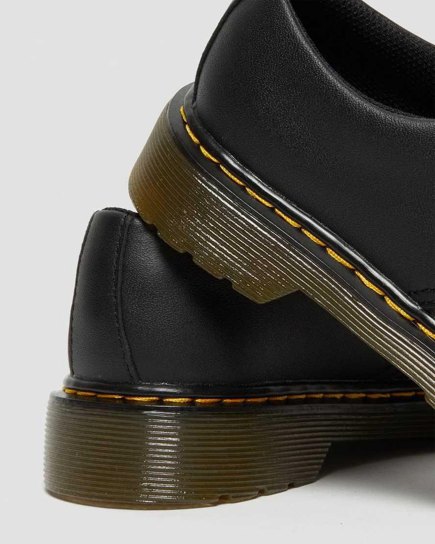Dr Martens Junior 1461 Softy T Leather Schuhe Kinder Schwarz | 457612-HDF