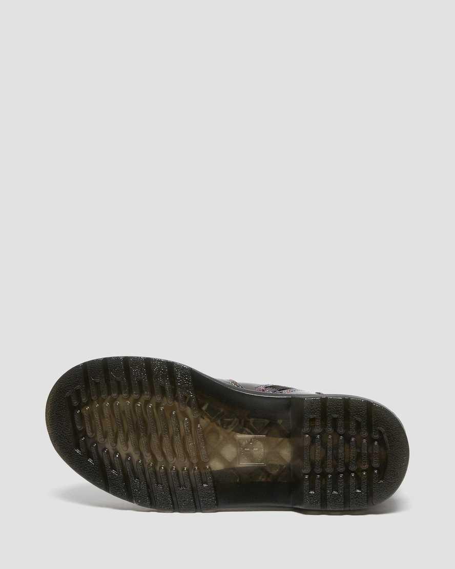 Dr Martens Junior 2976 Sparkle Rays Chelsea Stiefel Kinder Schwarz | 843150-ASD