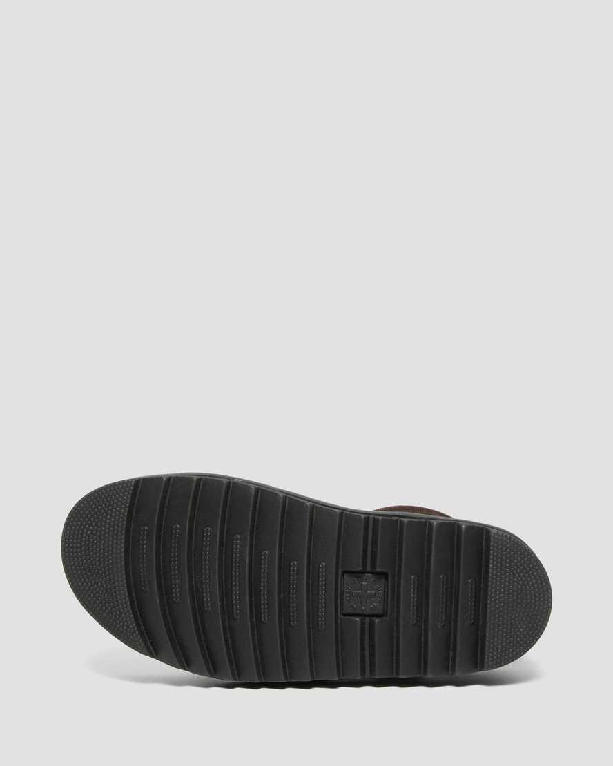 Dr Martens Nartilla Illusion Leather Gladiator-sandalen Damen Dunkelbraun | 163947-BKX