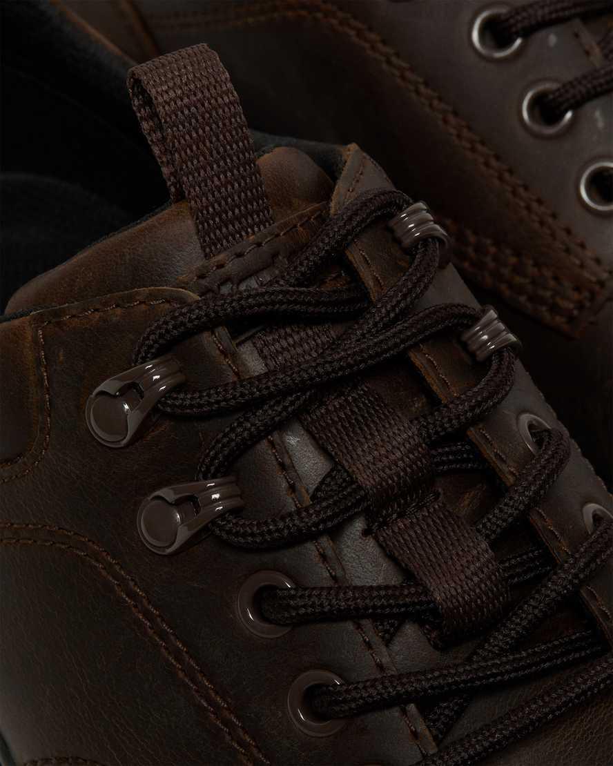 Dr Martens Reeder Crazy Horse Leather Utility Freizeitstiefel Herren Dunkelbraun | 794860-LCQ