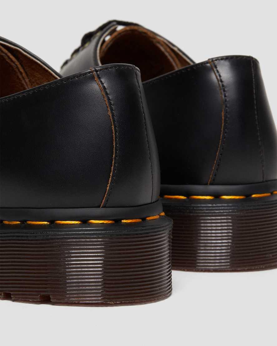 Dr Martens Smiths Vintage Smooth Leather Dress Oxfords Schuhe Herren Schwarz | 169837-BTS