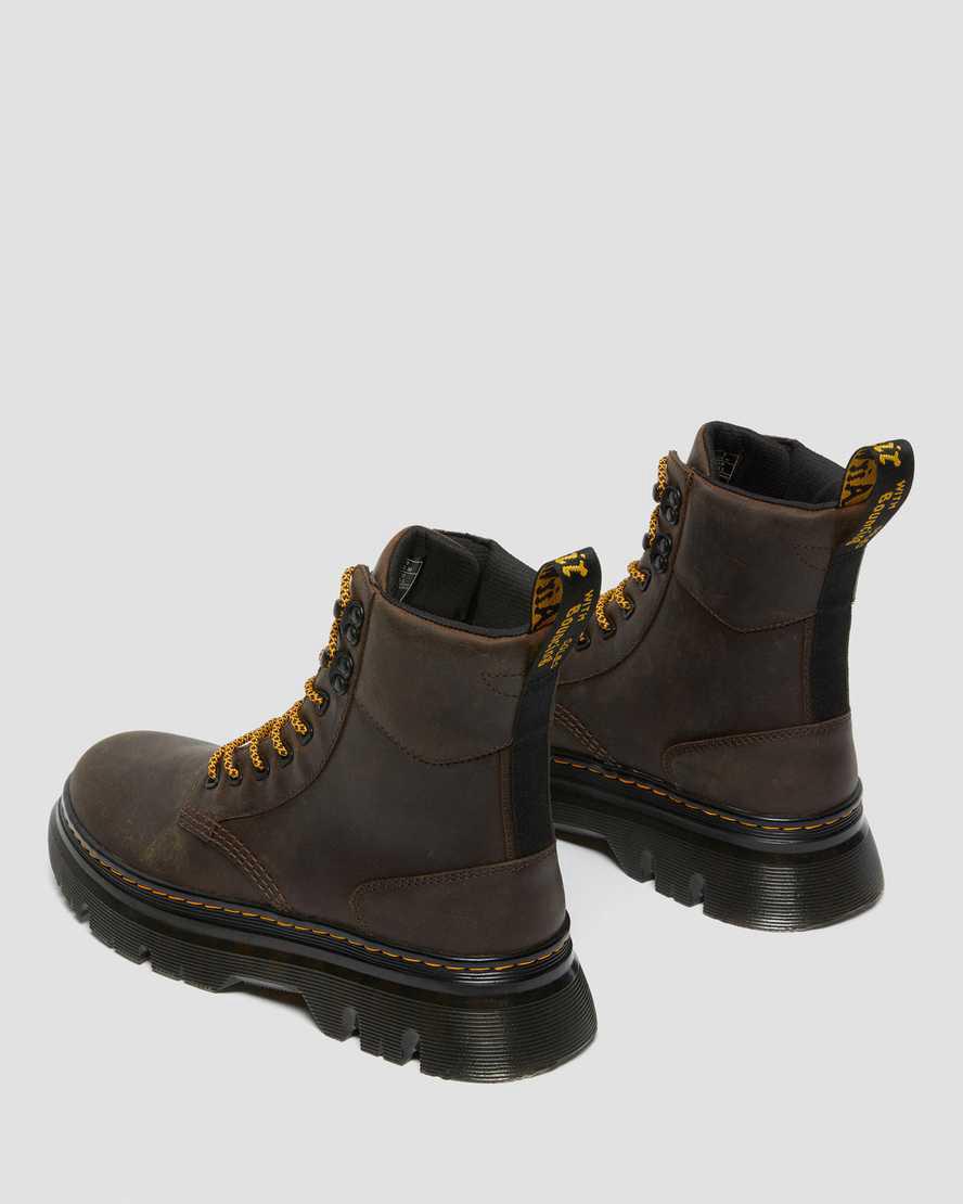 Dr Martens Tarik Crazy Horse Leather Utility Stiefeletten Herren Dunkelbraun | 254309-ESW