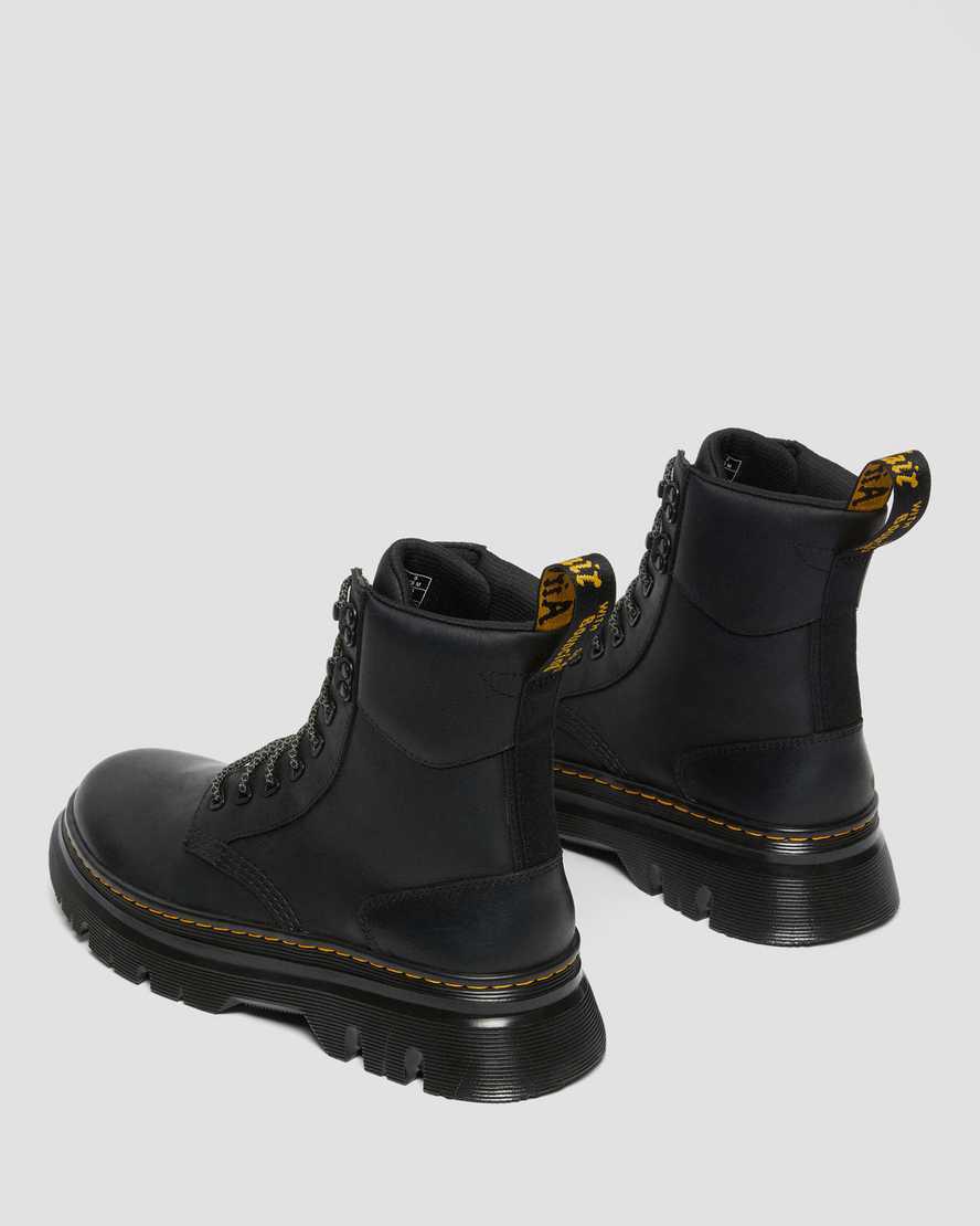 Dr Martens Tarik Wyoming Leather Utility Freizeitstiefel Damen Schwarz | 048596-DVQ