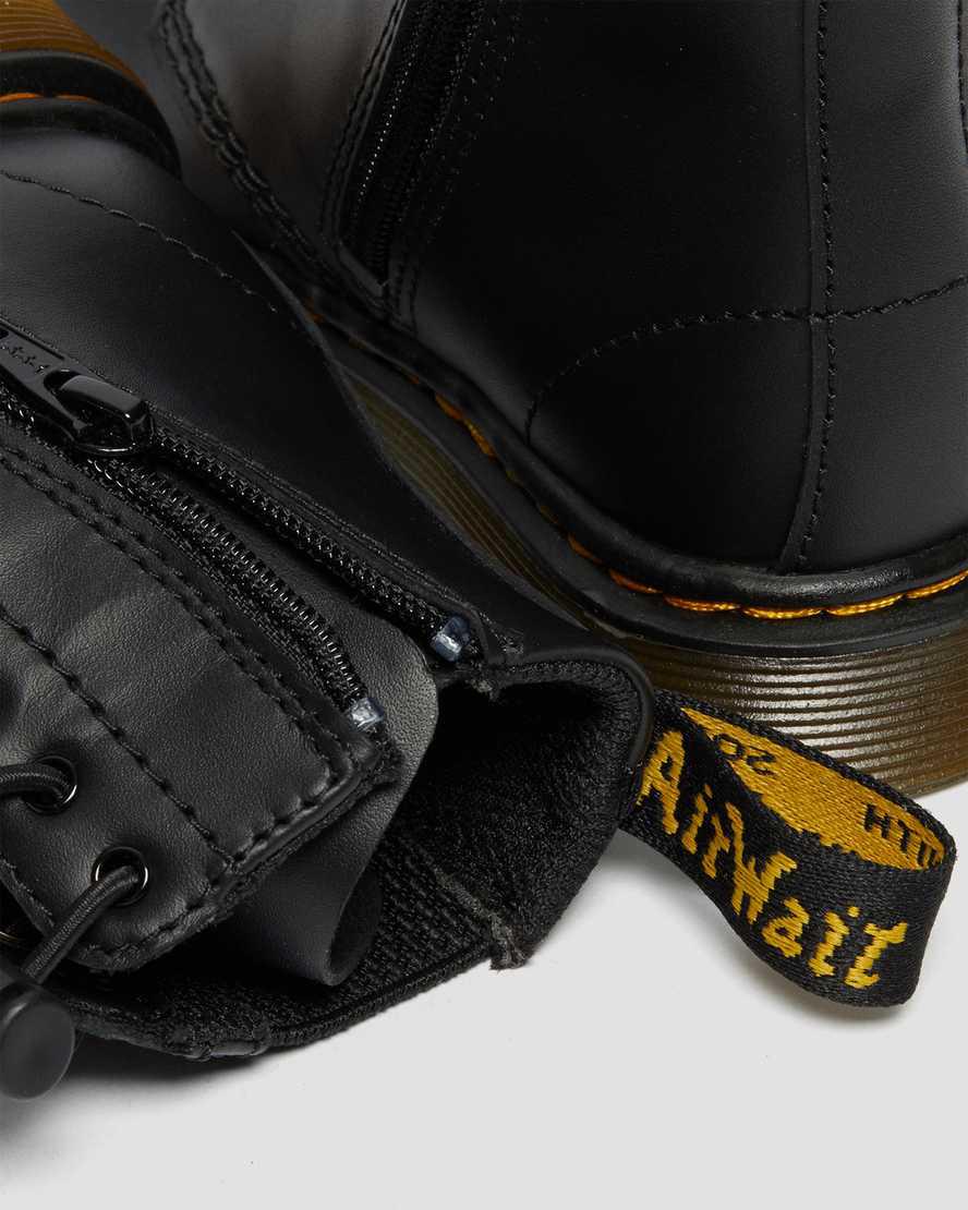 Dr Martens Toddler 1460 Harper Leather Stiefel Kinder Schwarz | 874021-MJZ