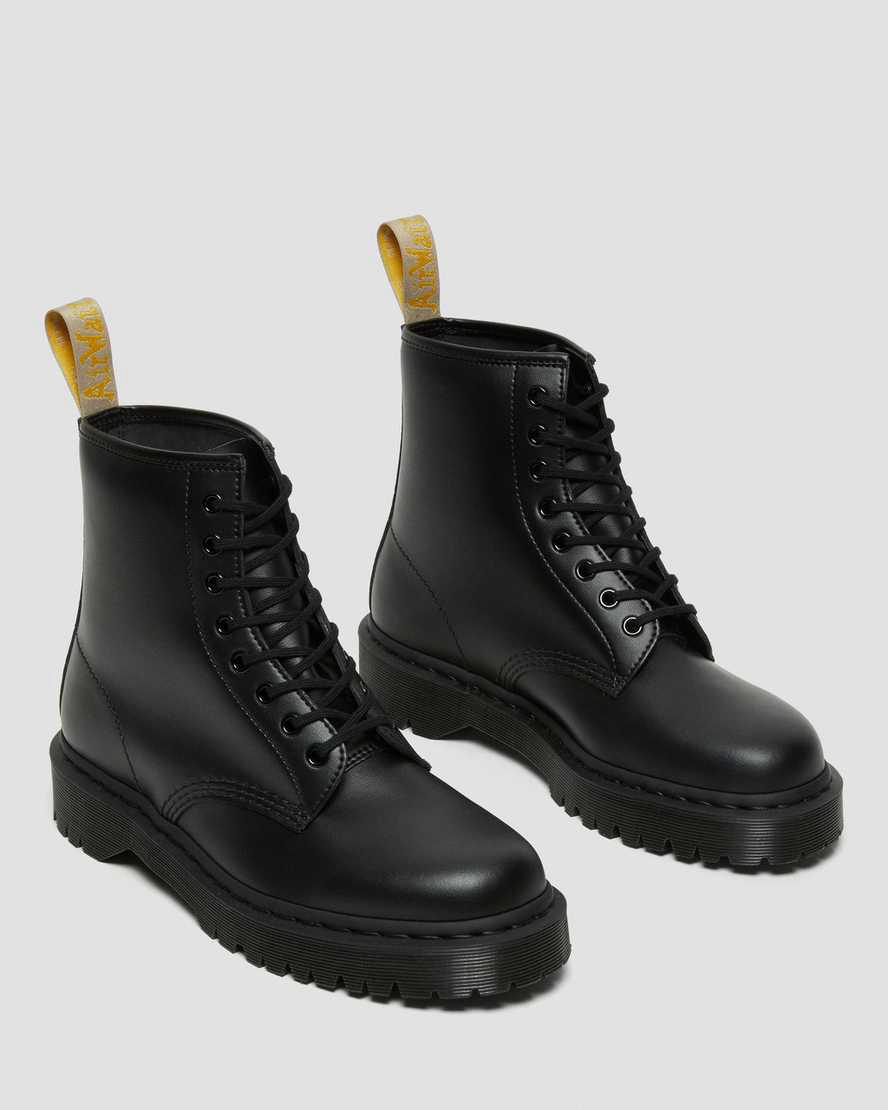 Dr Martens Vegan 1460 Bex Mono Schnürstiefel Herren Schwarz | 421607-SWN