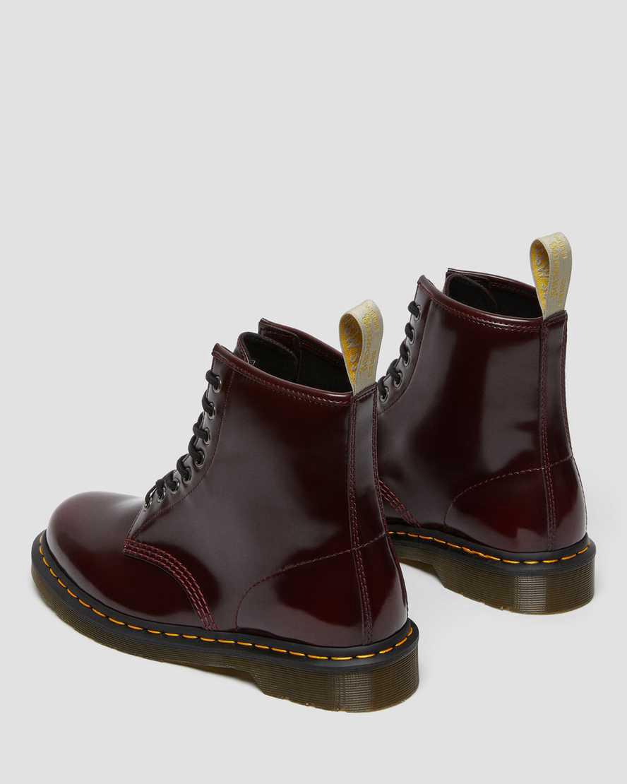 Dr Martens Vegan 1460 Schnürstiefel Herren Rot | 792605-ONH