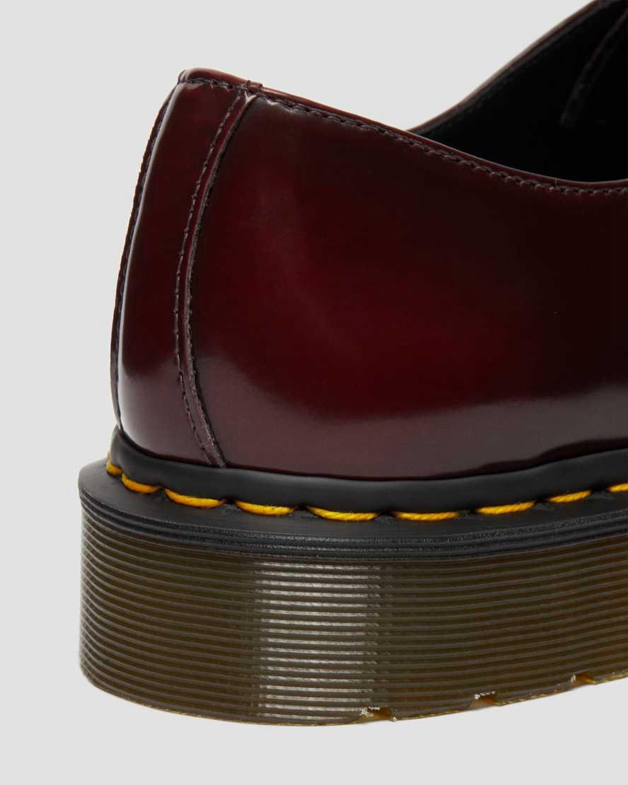 Dr Martens Vegan 1461 Oxfords Schuhe Herren Rot | 185076-FAL