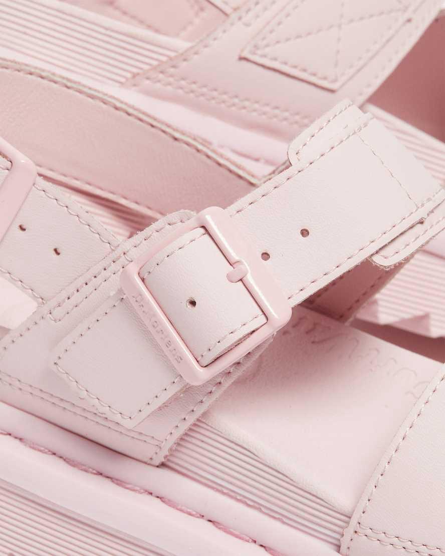 Dr Martens Voss Leather Strap Gladiator-sandalen Damen Rosa | 192843-THP