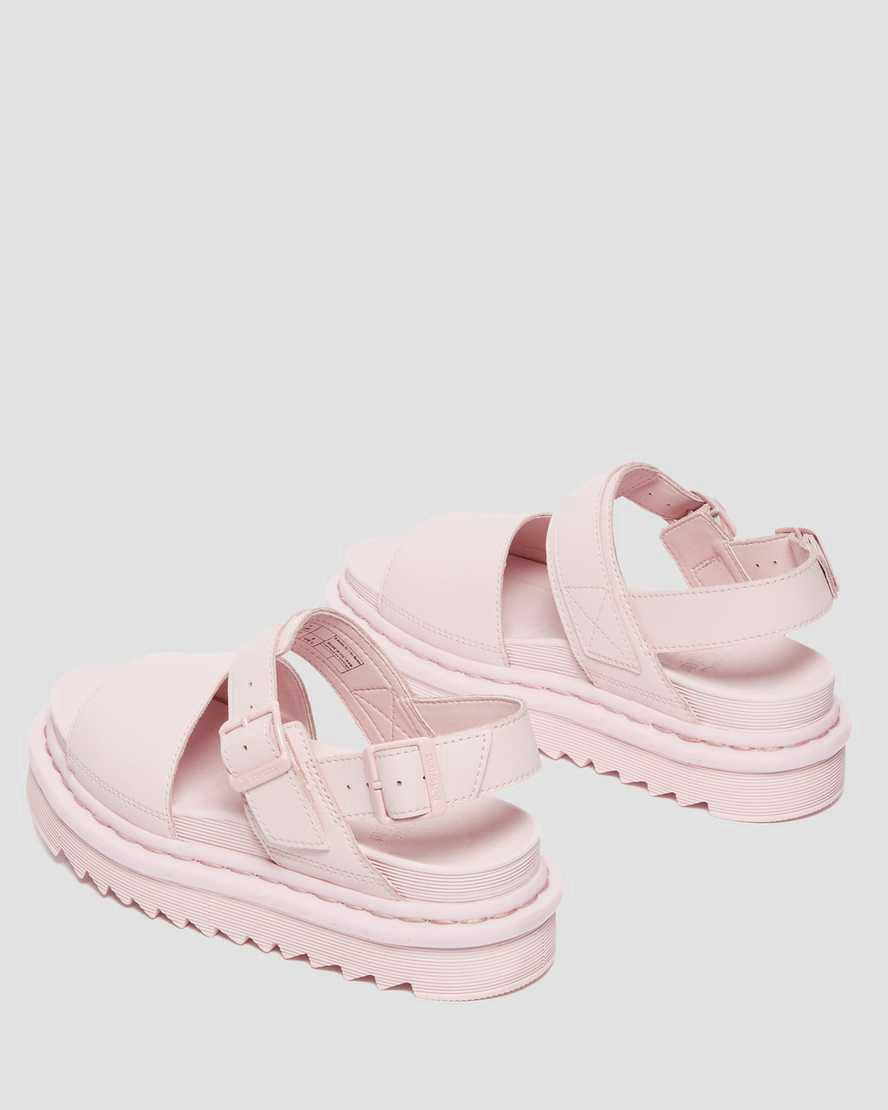Dr Martens Voss Leather Strap Gladiator-sandalen Damen Rosa | 192843-THP