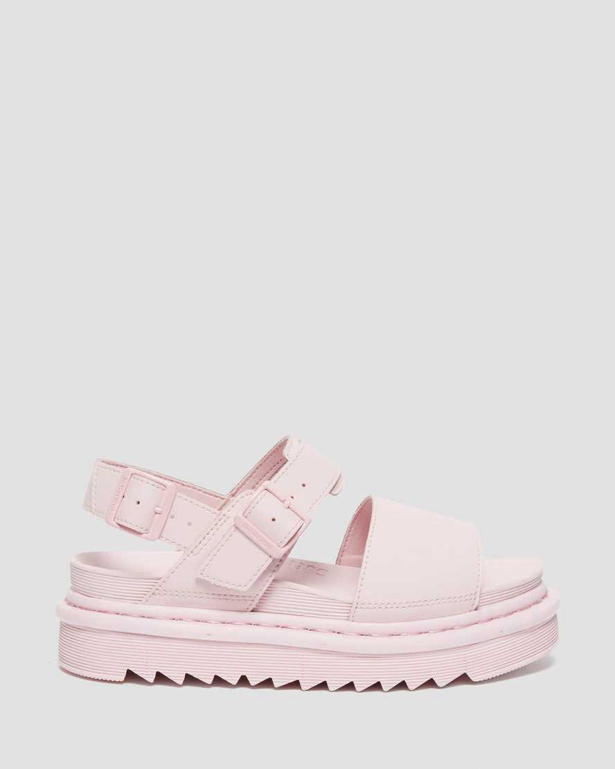 Dr Martens Voss Leather Strap Gladiator-sandalen Damen Rosa | 192843-THP