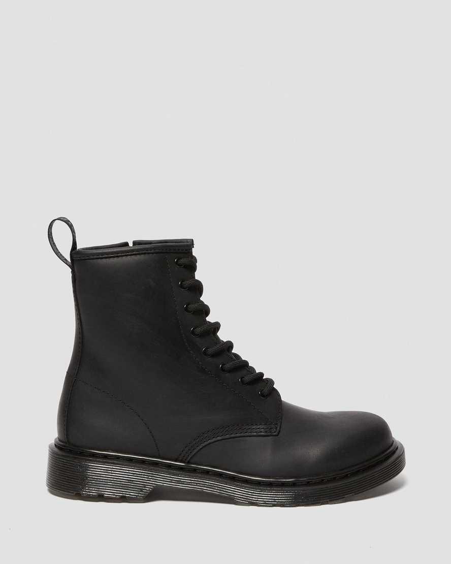 Dr Martens Youth 1460 Faux Fur Lined Stiefel Kinder Schwarz | 762081-NOT