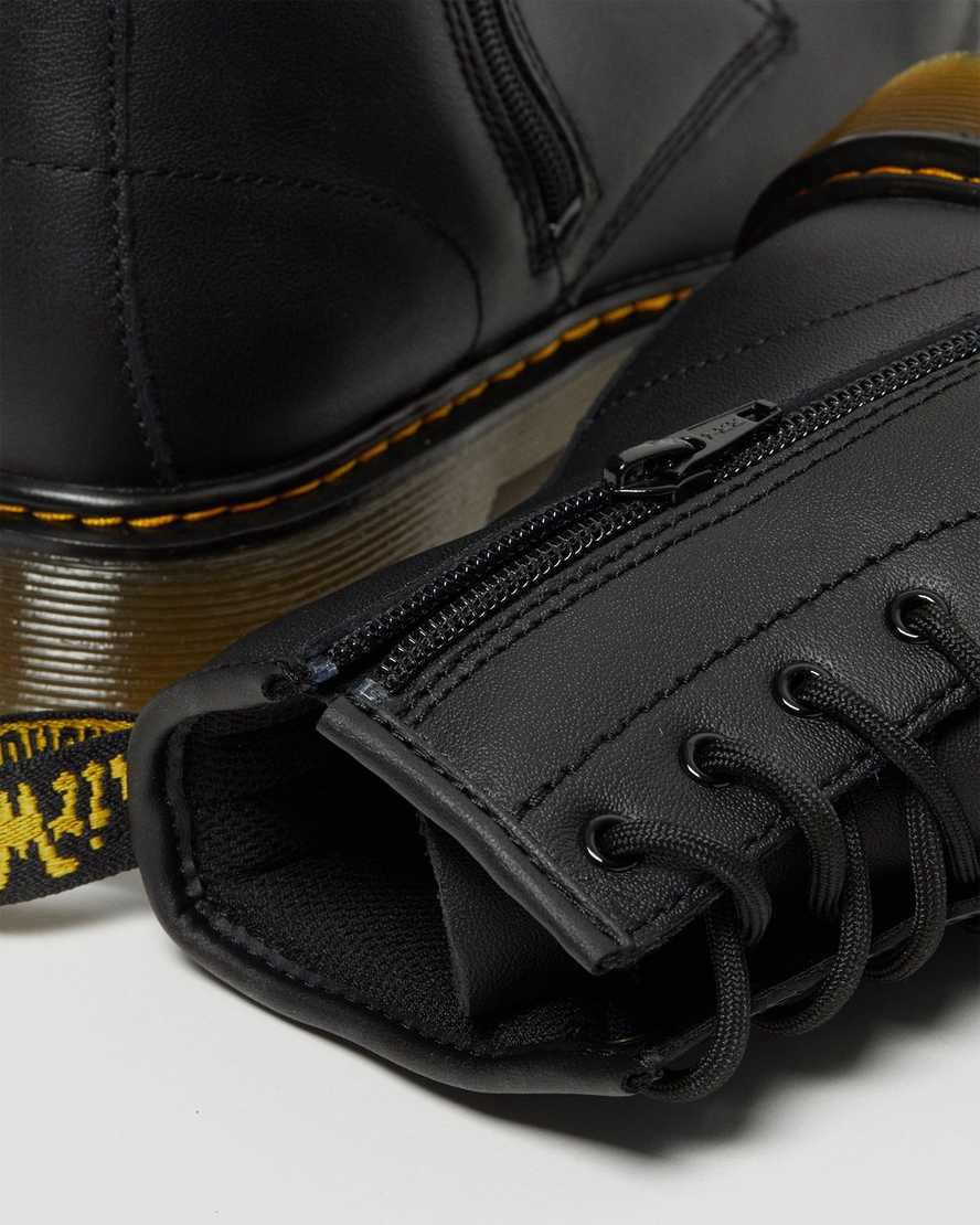 Dr Martens Youth 1460 Softy T Leather Schnürstiefel Kinder Schwarz | 365120-VXU