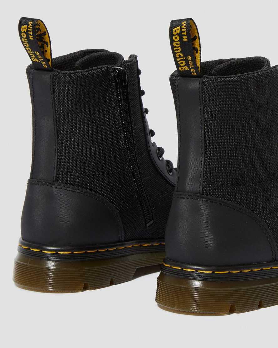 Dr Martens Youth Combs Extra Tough Poly Casual Stiefel Kinder Schwarz | 307416-MVH