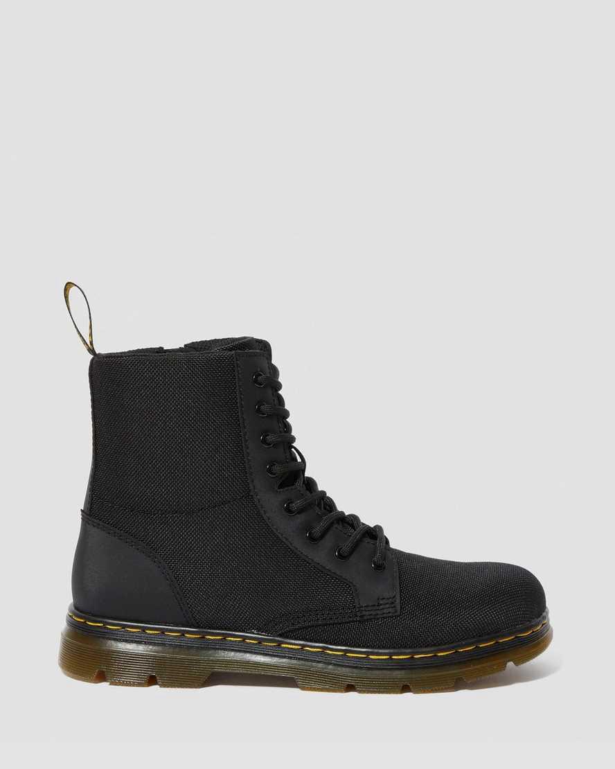 Dr Martens Youth Combs Extra Tough Poly Casual Stiefel Kinder Schwarz | 307416-MVH