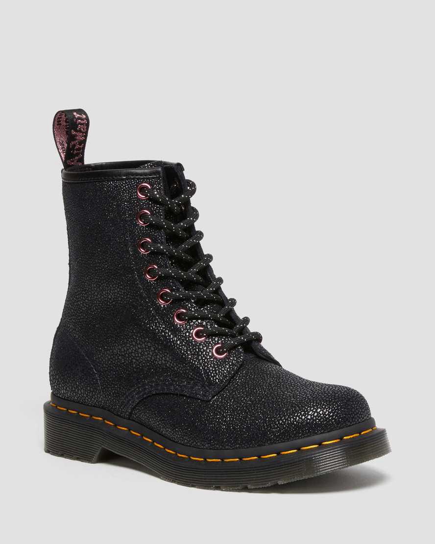 Dr Martens 1460 Bejeweled Lace Up Stiefeletten Damen Schwarz | 068945-OXH