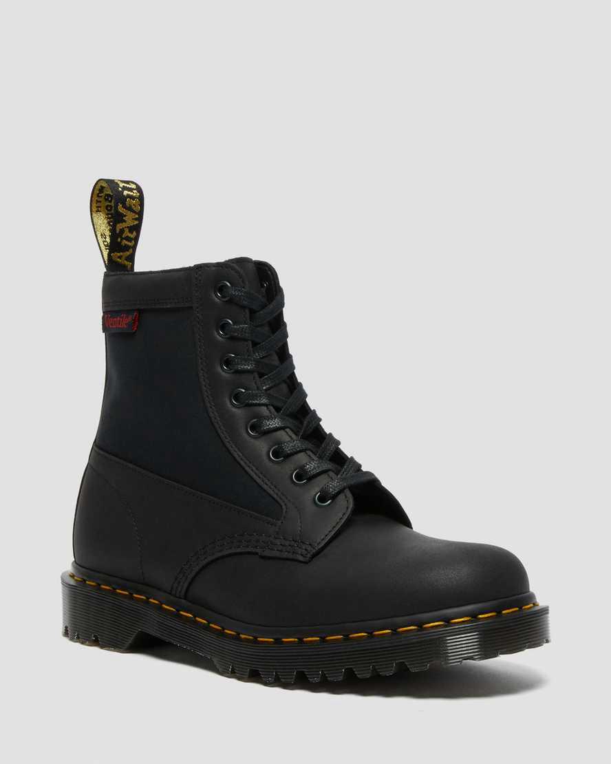 Dr Martens 1460 Panel Made in England Leather Lace Up Stiefeletten Damen Schwarz | 150672-OAV