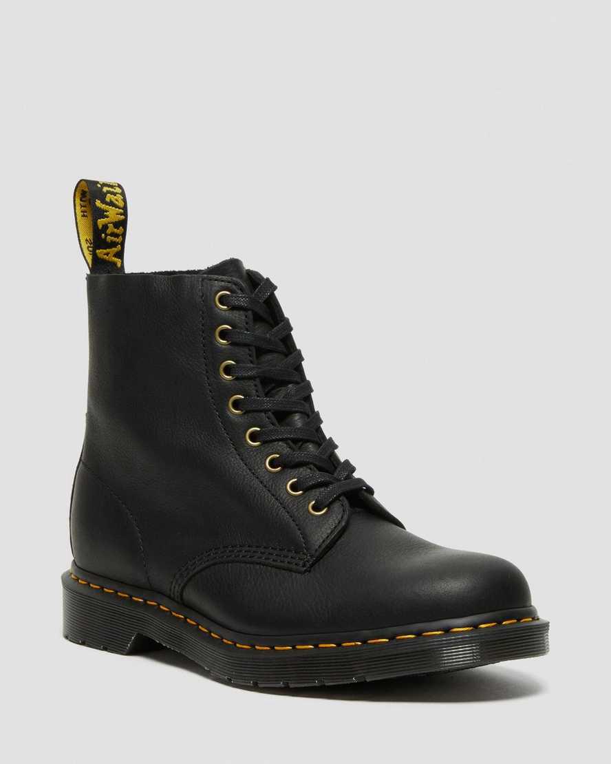 Dr Martens 1460 Pascal Ambassador Leather Schnürstiefel Damen Schwarz | 362149-FRE