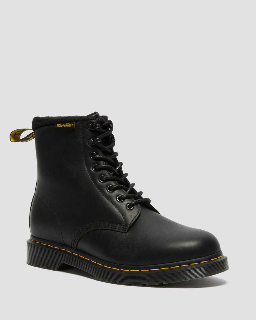 Dr Martens 1460 Pascal Warmwair Leather Lace Up Stiefeletten Damen Schwarz | 318725-JDW