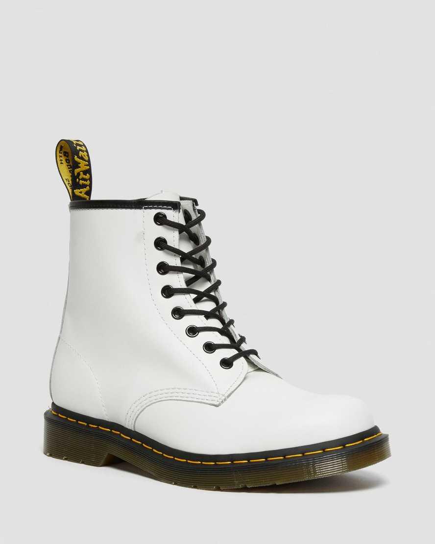Dr Martens 1460 Smooth Leather Schnürstiefel Herren Weiß | 637142-BDC