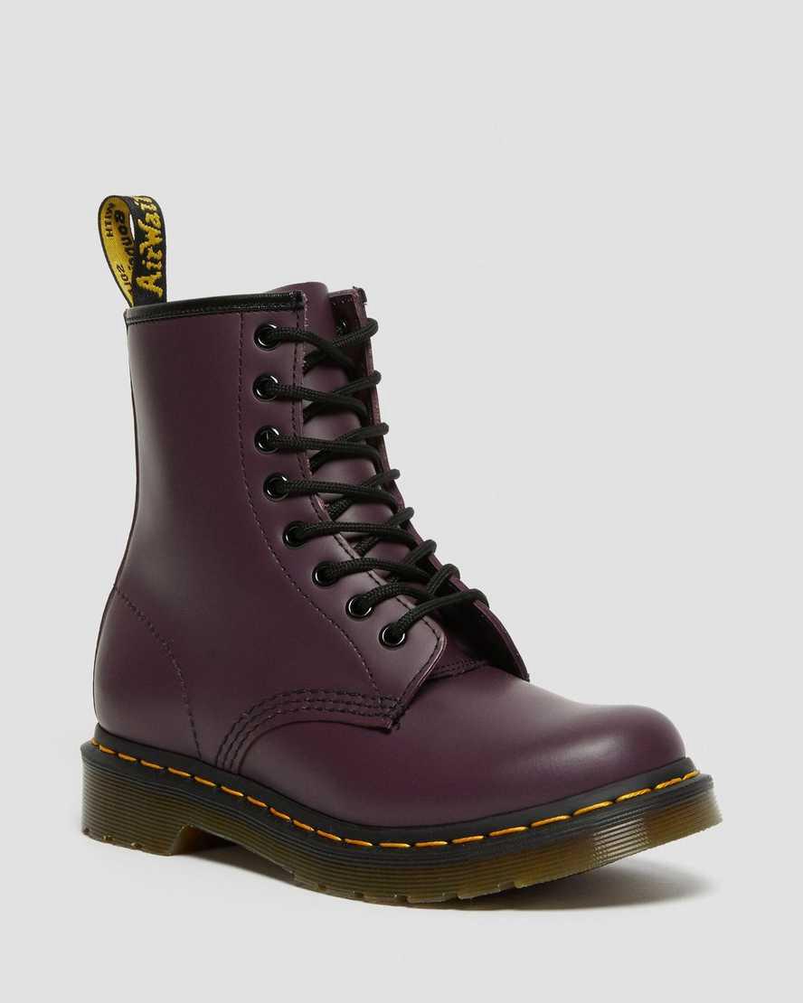 Dr Martens 1460 Smooth Leather Schnürstiefel Damen Lila | 839027-CXS