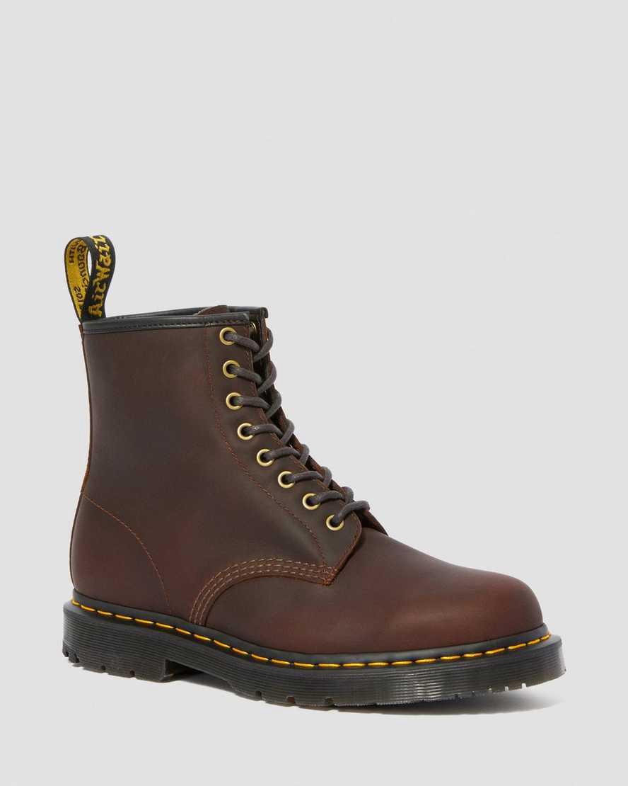 Dr Martens 1460 Wintergrip Lace Up Stiefeletten Herren Braun | 851679-DLF