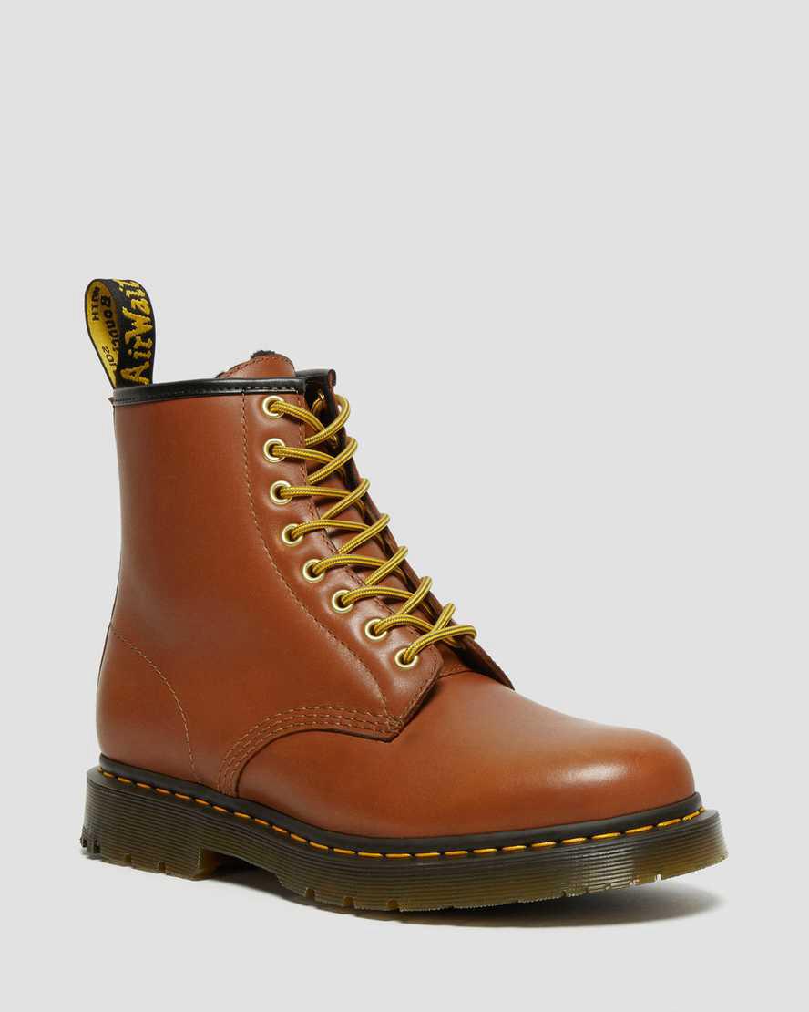 Dr Martens 1460 Wintergrip Leather Lace Up Stiefeletten Damen Braun | 834072-ZGH