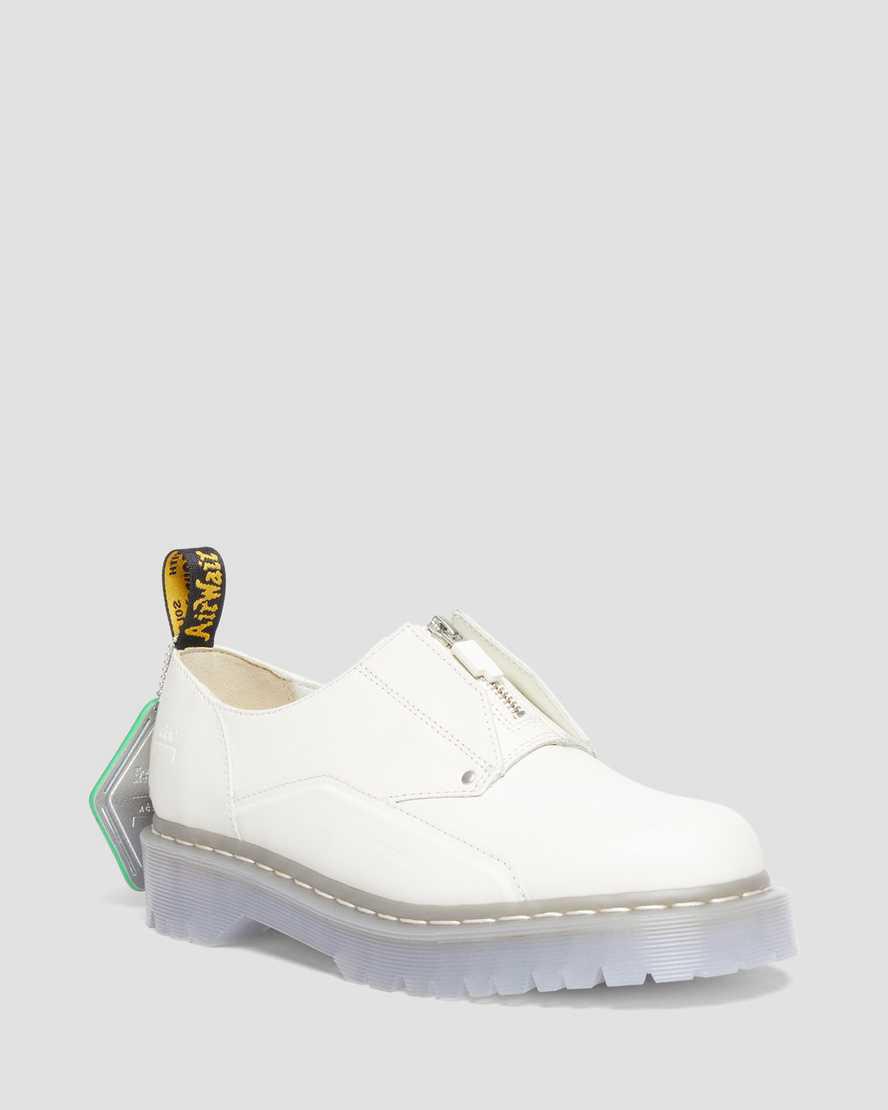 Dr Martens 1461 Bex ACW* Leather Oxfords Schuhe Herren Braun Weiß | 472609-TNR