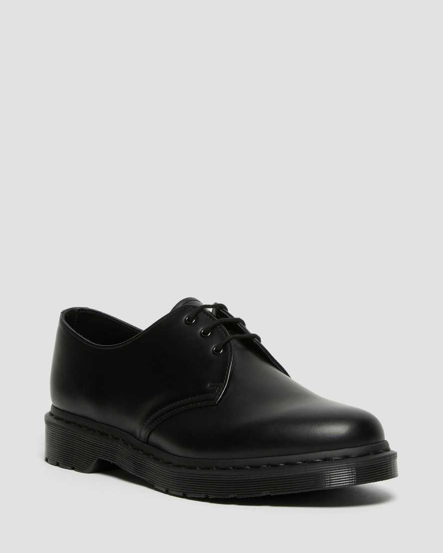 Dr Martens 1461 Mono Smooth Leather Oxfords Schuhe Herren Schwarz | 940582-PWB