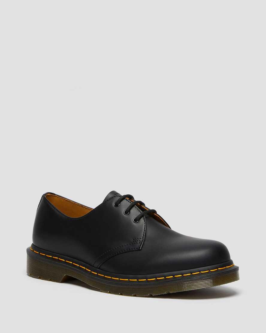 Dr Martens 1461 Smooth Leather Oxfords Schuhe Damen Schwarz | 042615-FLY