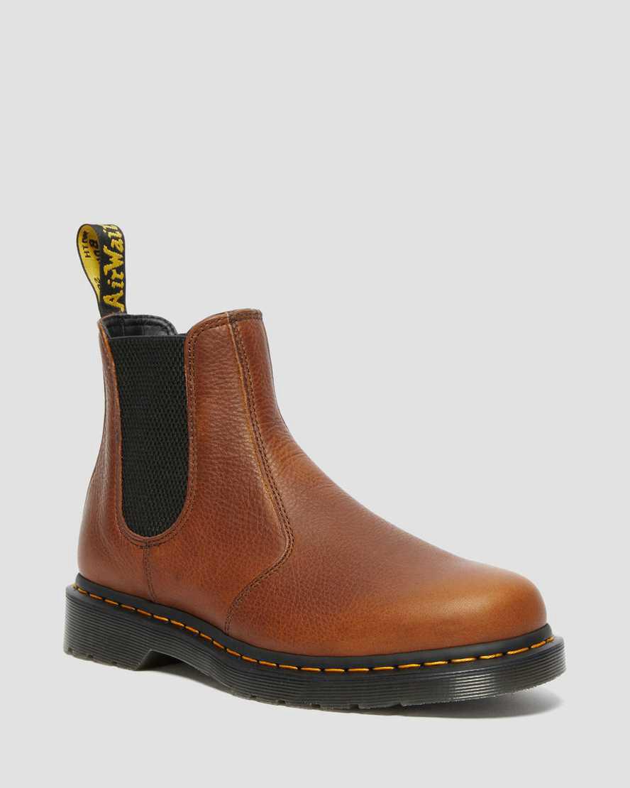 Dr Martens 2976 Ambassador Leather Chelsea Stiefeletten Herren Braun | 872305-SOP