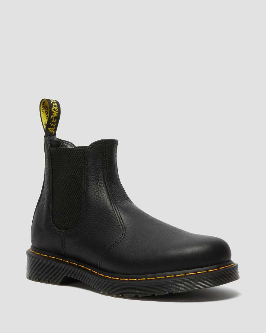 Dr Martens 2976 Ambassador Leather Chelsea Stiefeletten Damen Schwarz | 937186-AUG