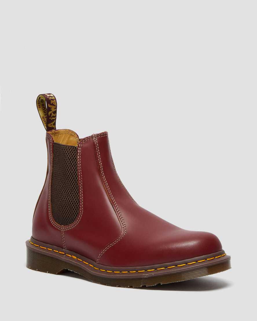 Dr Martens 2976 Vintage Made In England Chelsea Stiefeletten Herren Rot | 069547-WYM