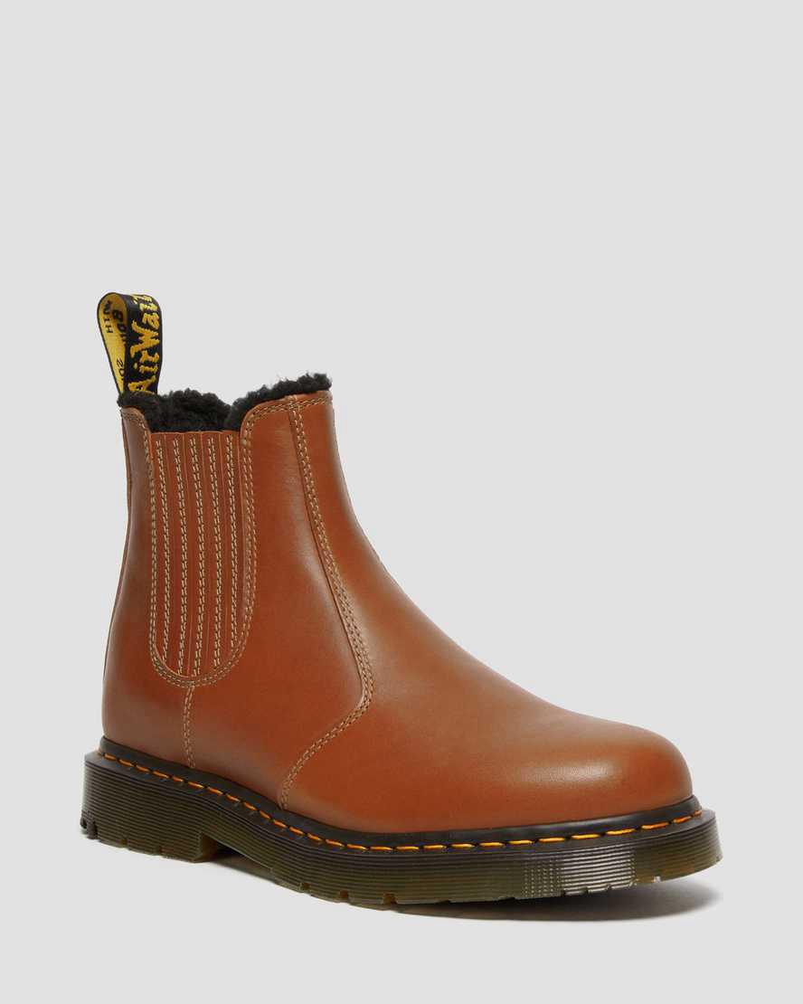 Dr Martens 2976 Wintergrip Leather Chelsea Stiefeletten Herren Braun | 079128-IZG