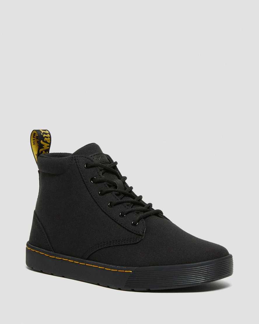 Dr Martens Cairo Canvas Chukka Freizeitstiefel Herren Schwarz | 198304-OPA