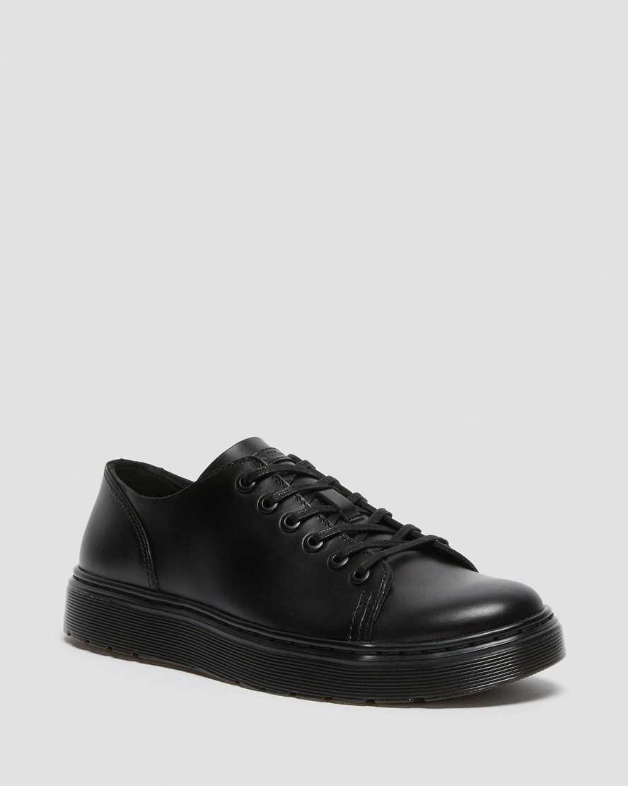 Dr Martens Dante Brando Leather Casual Oxfords Schuhe Herren Schwarz | 280756-AGX
